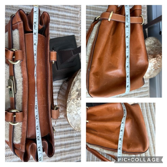 Brahmin RARE Vintage leather purse boho cottagecore quiet luxury - Picture 16 of 17